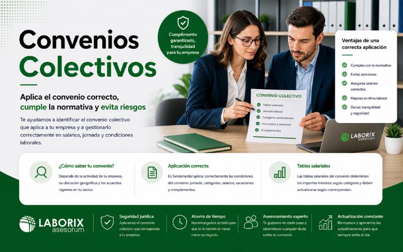 Convenios colectivos: guía completa para empresas y trabajadores Convenios colectivos