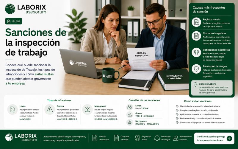 Sanciones de la inspección de trabajo
